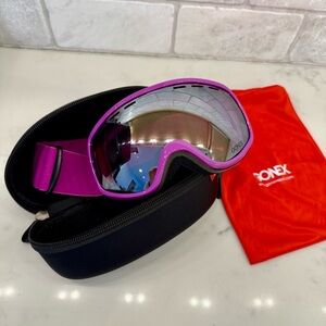 Toddler Purple Ski Goggles with Case